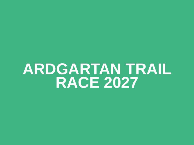 Ardgartan Trail Race 2027 Logo