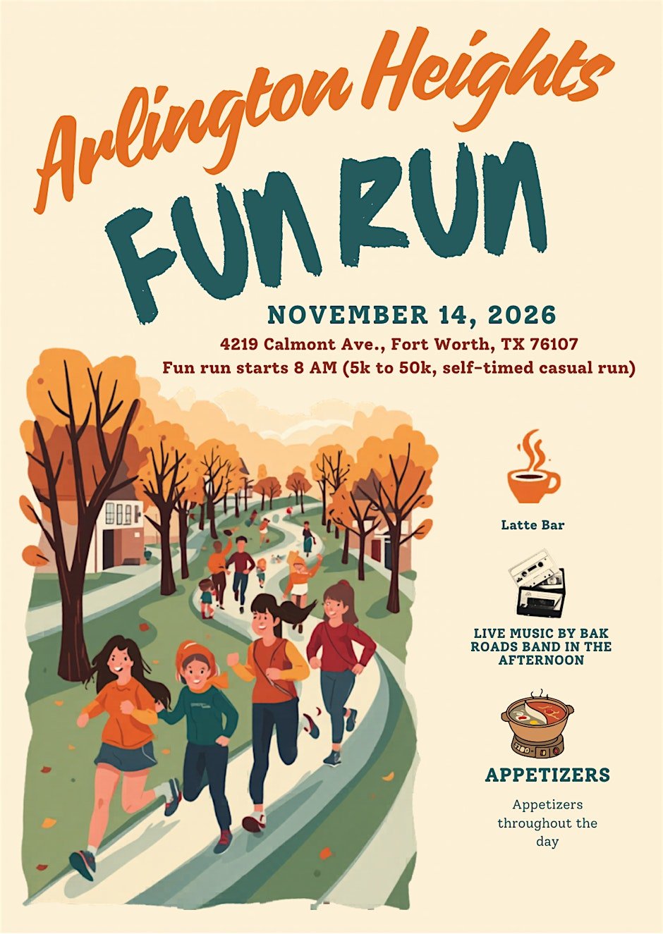 Arlington Heights Fun Run Logo