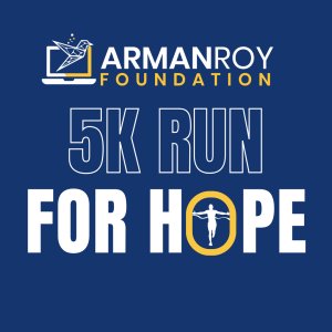 Arman Roy Foundation 2026 5K Run for Hope Logo