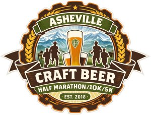 Asheville Craft Beer Half Marathon & 10K/5K Logo