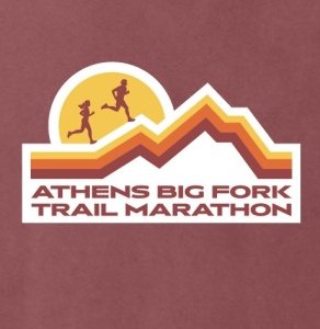 Athens Big Fork Trail Marathon & 17 Mile Fun Run Logo