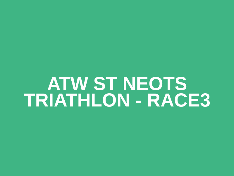 ATW St Neots Triathlon - Race3 Logo