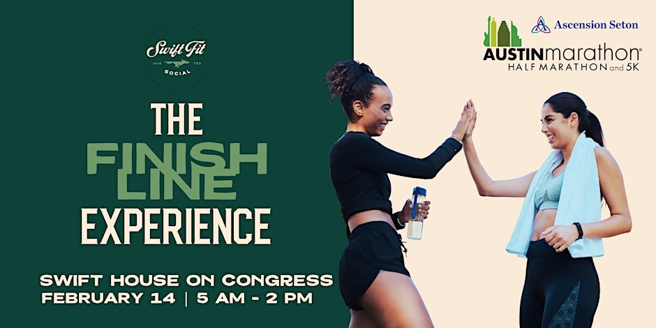 Austin Marathon: The Finish Line Experience Logo