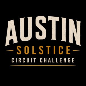 Austin Solstice Circuit 52 Miler • 50K • Marathon • 27K • Half-Marathon • 10K • 5K • 12-Hour Solo & Relay Logo