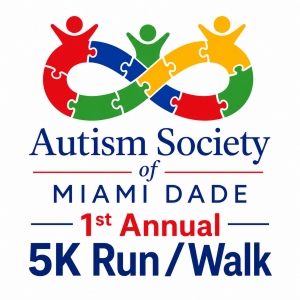AUTISM SOCIETY OF MIAMI DADE 5K RUN/WALK Logo