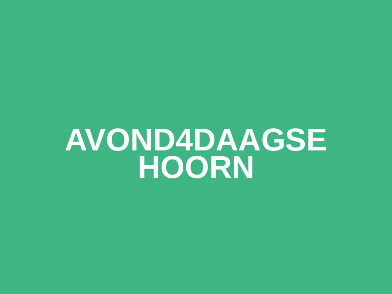 Avond4daagse Hoorn Logo