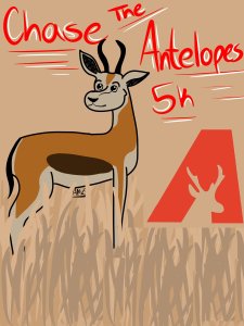 Avonworth Chase the Antelopes 5k & 1-Mile Walk Logo
