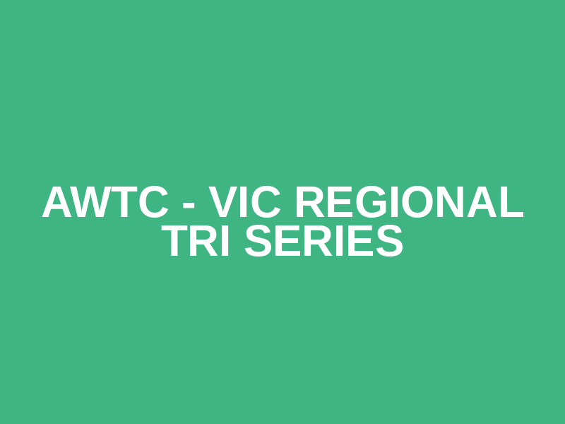 AWTC - VIC Regional Tri Series Logo