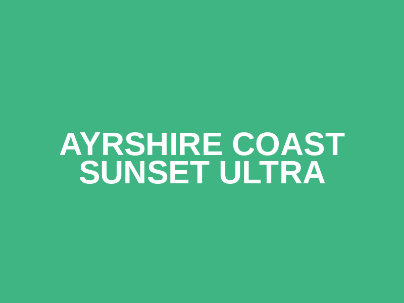 Ayrshire Coast Sunset Ultra Logo