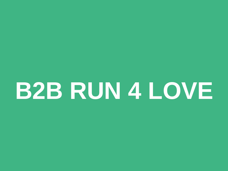 B2B Run 4 Love Logo