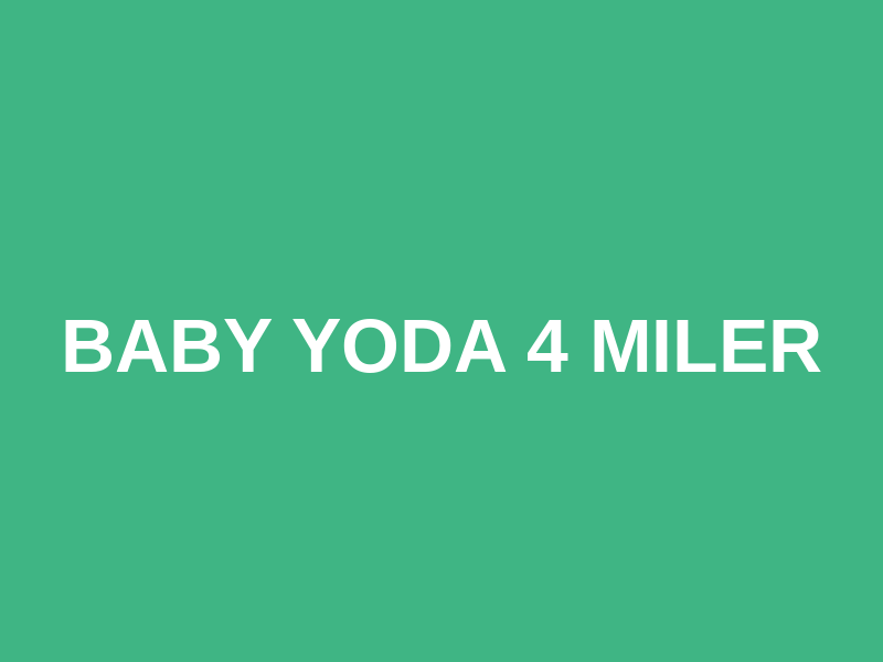 Baby Yoda 4 Miler Logo