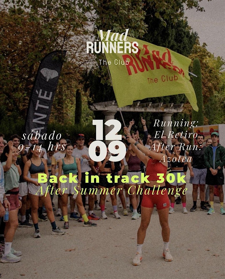 Back in Track 30k Logo