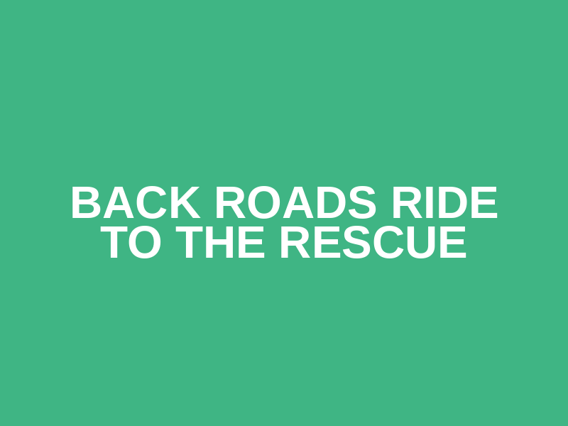 Back Roads Ride to the Rescue Logo