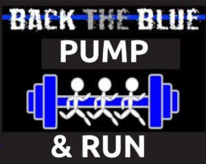 Back The Blue Pump N Run Logo