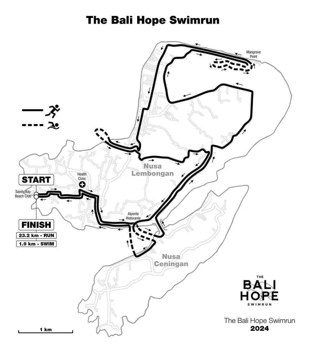 Bali Hope Swimrun Logo