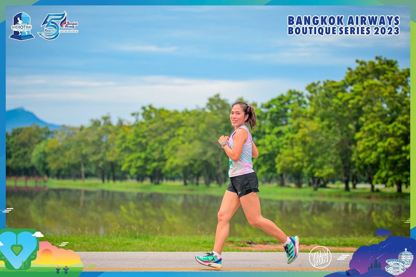 Bangkok Airways Sukhothai Half Marathon Logo