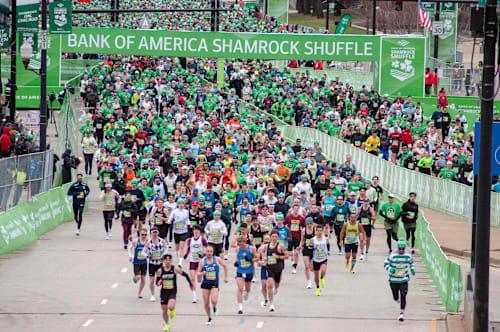 Bank of America Shamrock Shuffle Logo