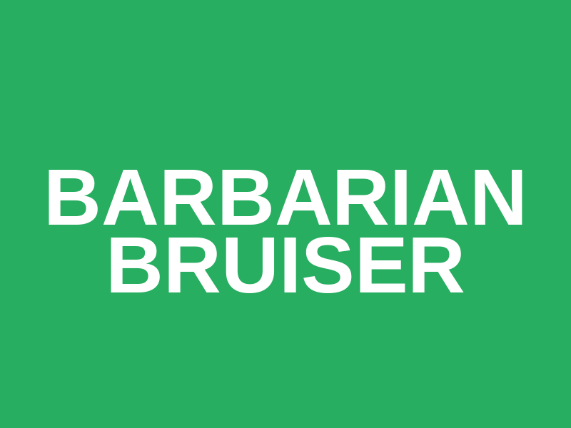 Barbarian Bruiser Logo
