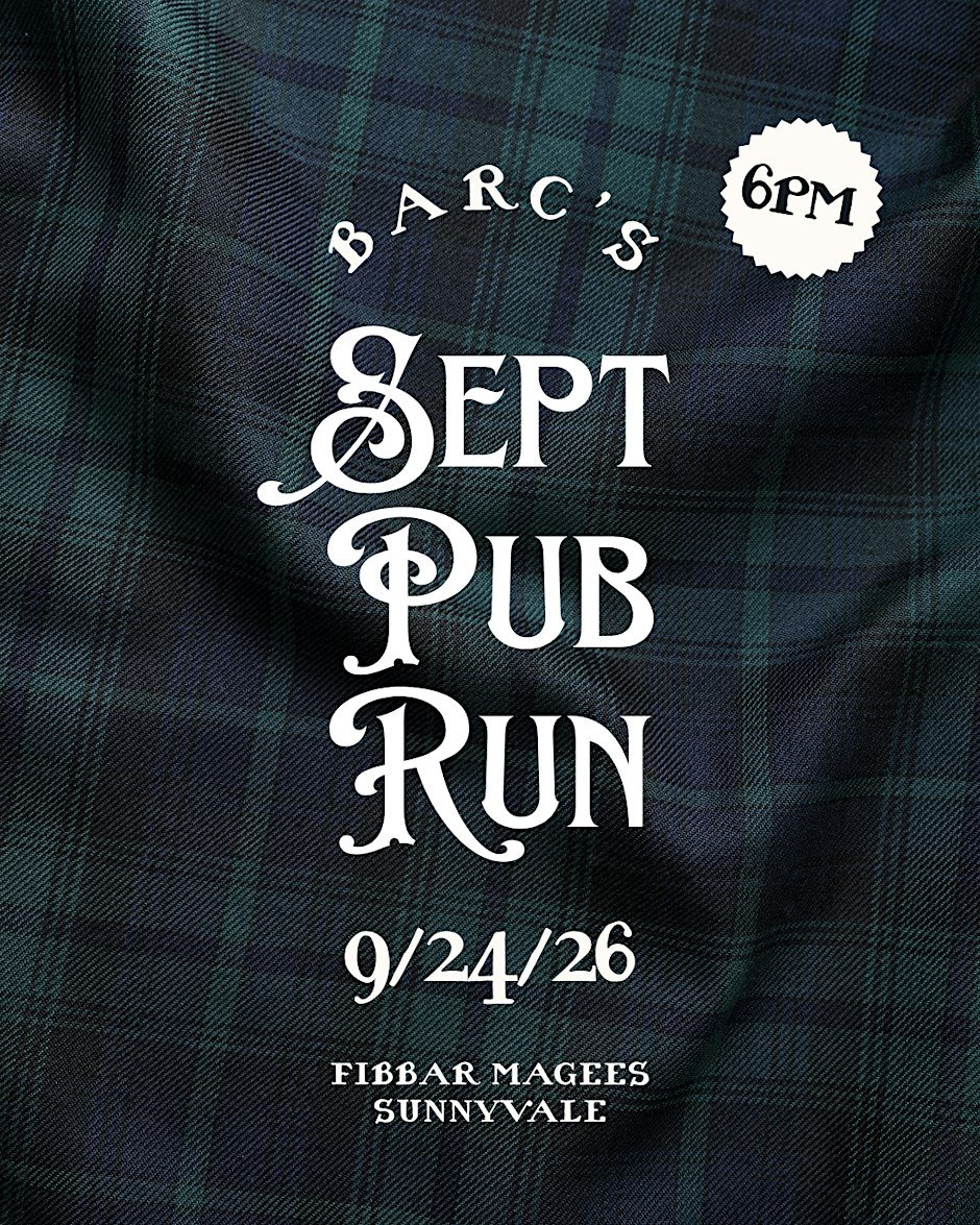 BARC's September Pub Run & Birthday Celebration