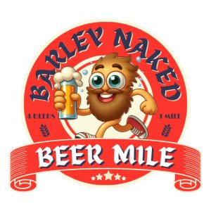 Barley Naked Beer Mile Logo