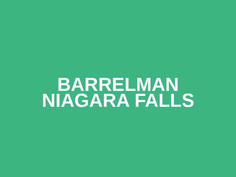 Barrelman Niagara Falls