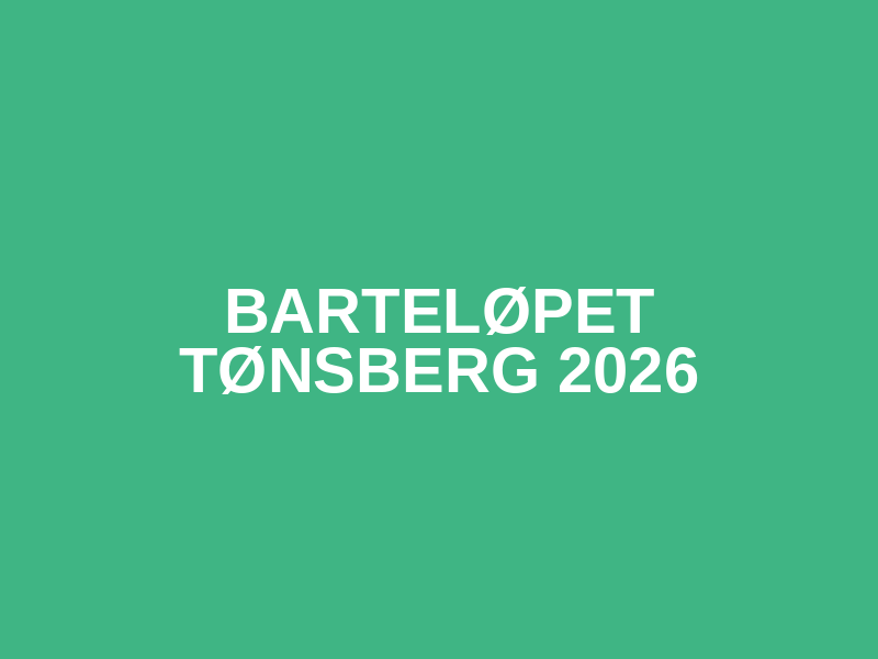 Barteløpet Tønsberg 2026