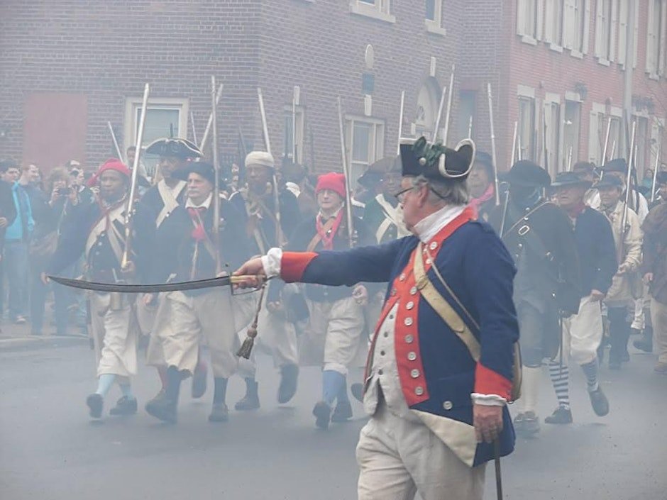 Battle of Princeton 250th Anniversary March Logo