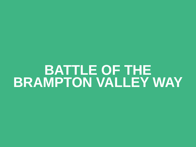 Battle of the Brampton Valley Way Logo