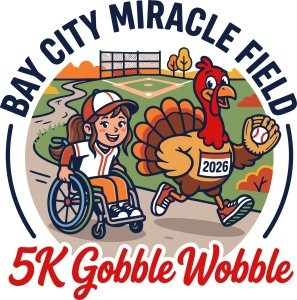 Bay City Miracle Field - 5K Gobble Wobble Logo