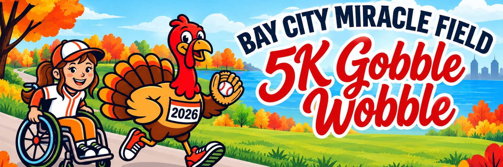 Bay City Miracle Field - 5K Gobble Wobble