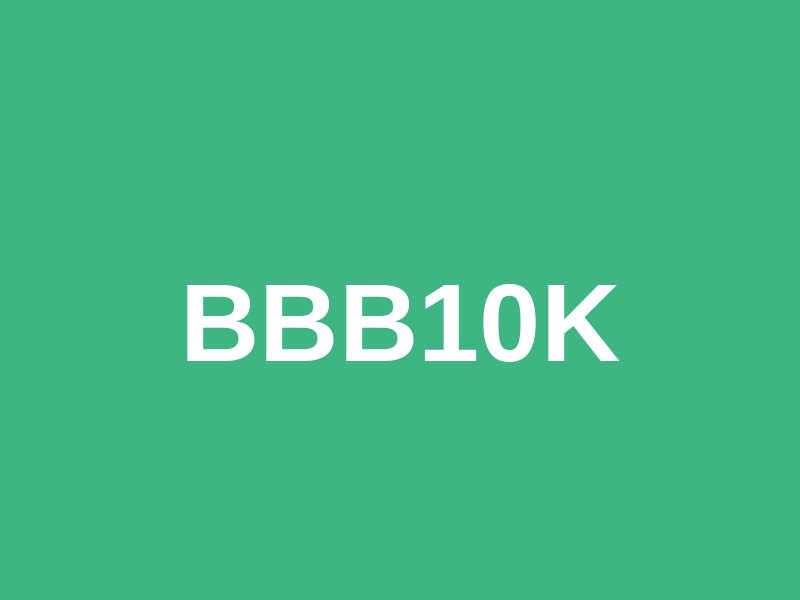 BBB10k
