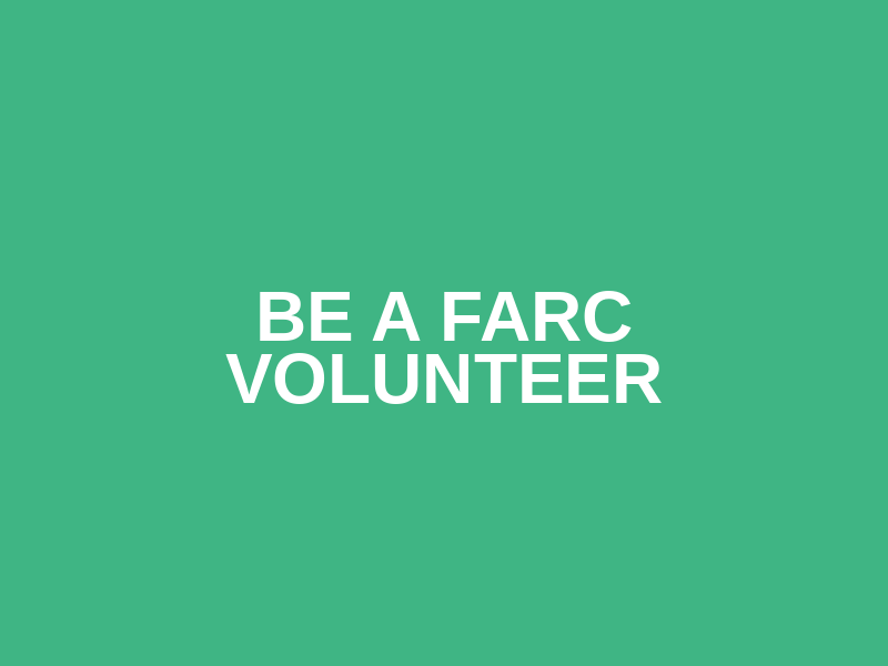 Be a FARC Volunteer Logo
