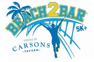 Beach2Bar 5K+ Run Logo
