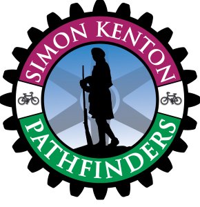 Simon Kenton Pathfinder's 26th Annual Bike Tour "The Carmen Scott Patriot Ride"  (In Celebration of our nation's 250th Birthday) Logo