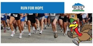 Becky's Place Run For Hope Logo