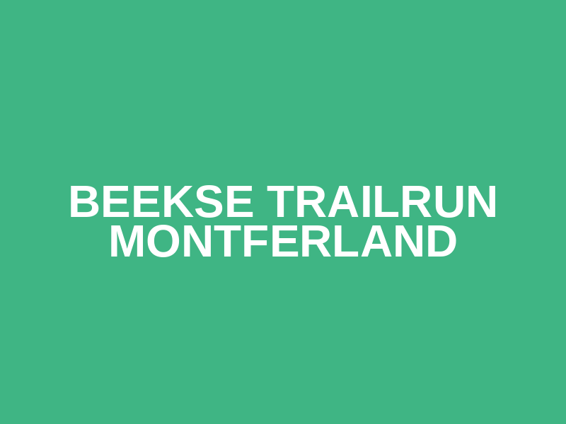 Beekse Trailrun Montferland Logo