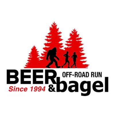 Beer & Bagel Nebraska | 4-ish mile and/or 10-ish mile Off Road Run Logo