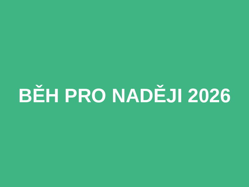 Běh pro naději 2026