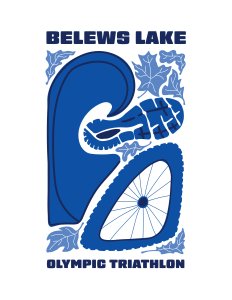 Belews Lake Olympic Triathlon Logo