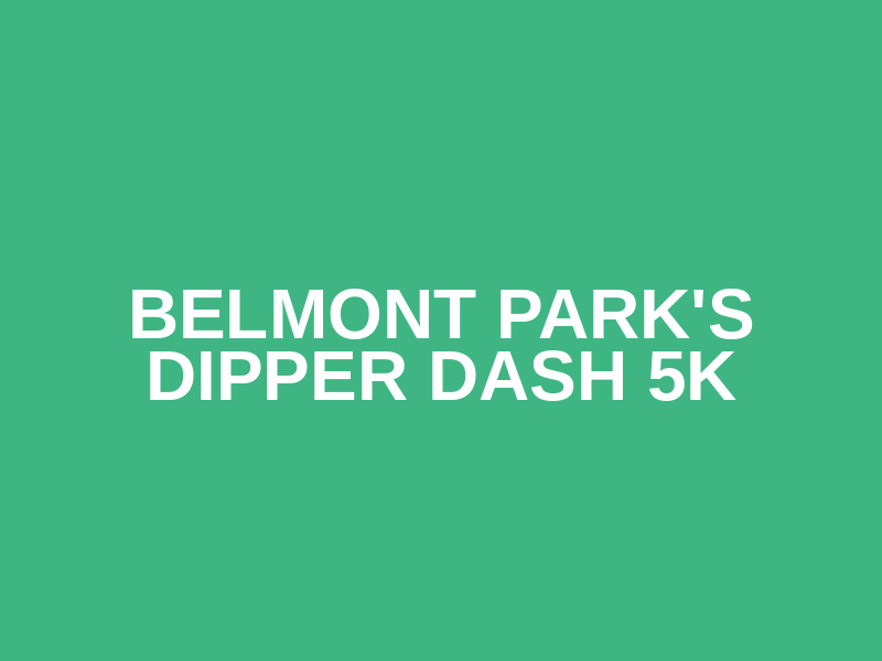 Belmont Park's Dipper Dash 5K Logo