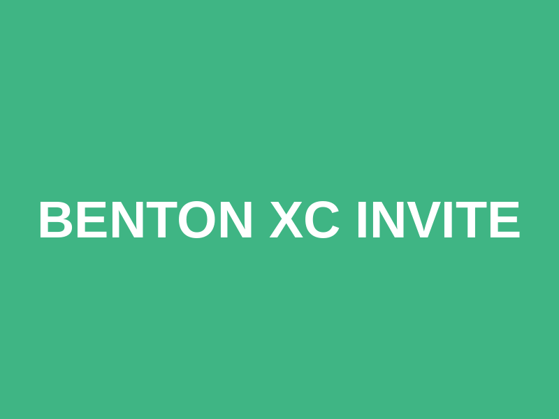 Benton XC Invite