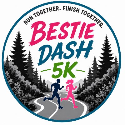 Bestie Dash 5K Logo