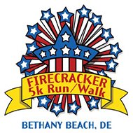 Bethany Beach Firecracker 5k Run/Walk Logo