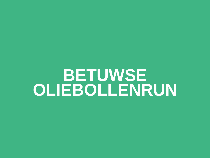 Betuwse Oliebollenrun