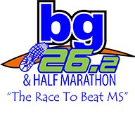 bg26.2 & half marathon and bg6000 Logo
