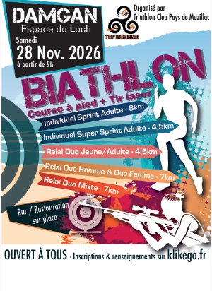 Biathlon de Damgan 2026 Logo