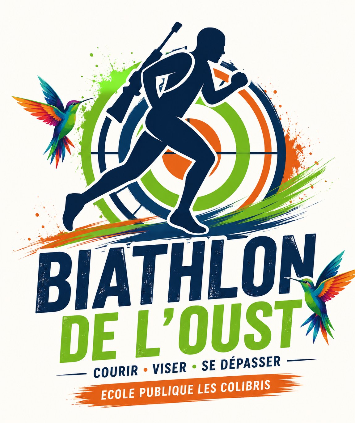 Biathlon de l'Oust: Courir, viser, se dépasser Logo