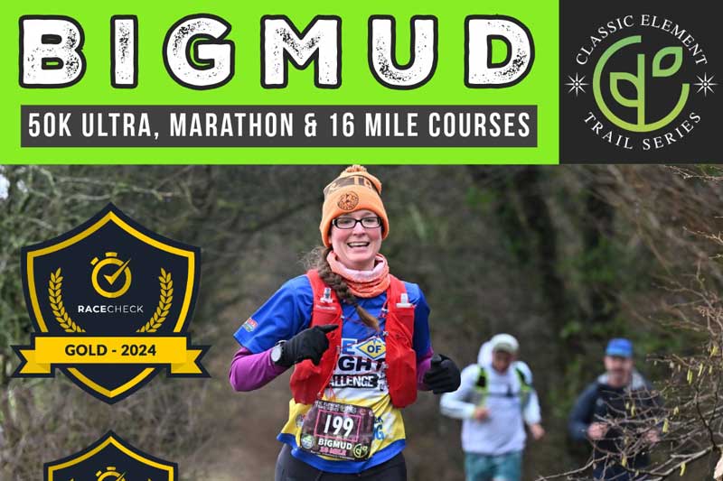BigMud Meon Valley Marathon & 16 Mile Logo