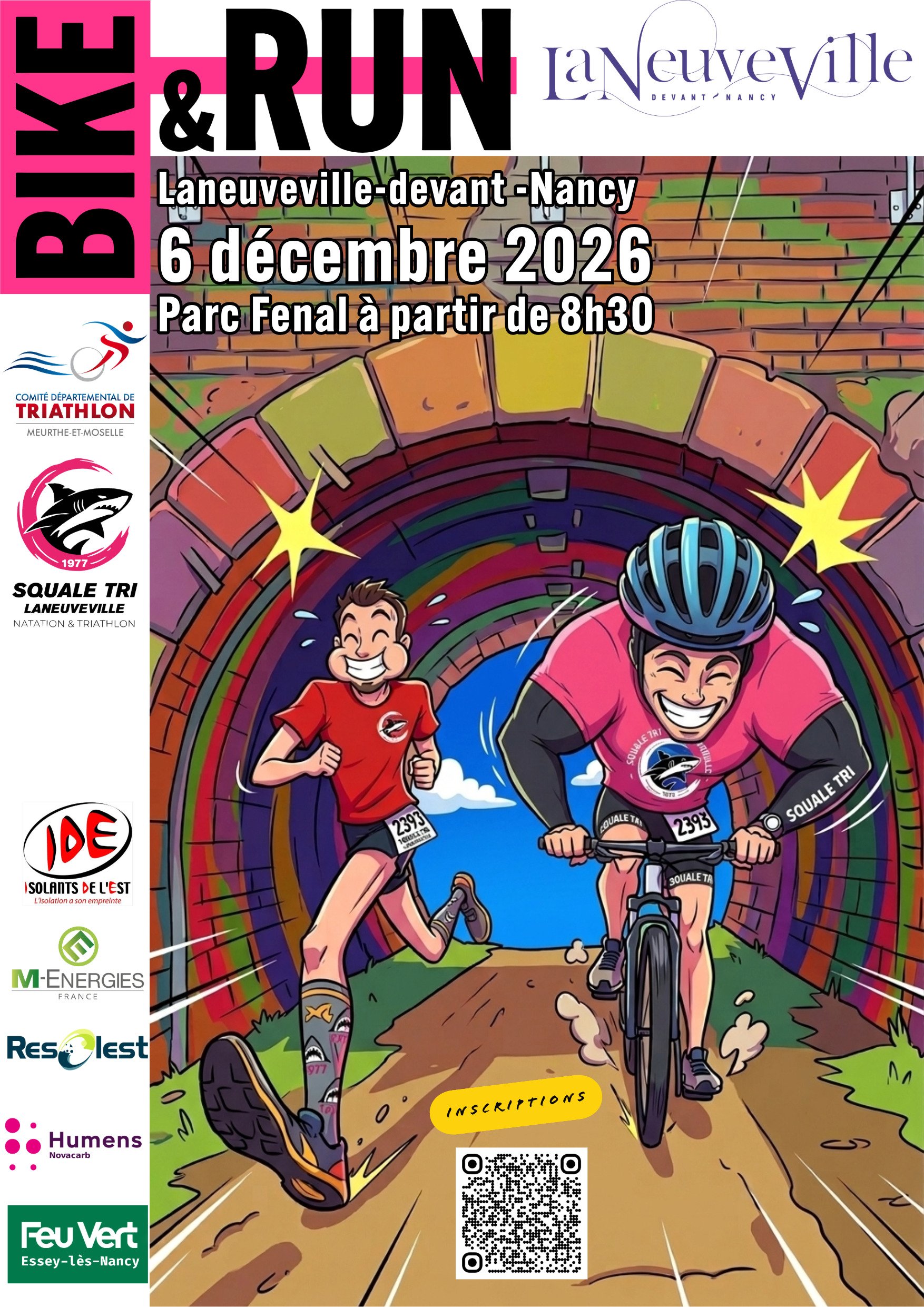 Bike and Run de Laneuveville – 4ème étape du Challenge CD54 « Bonnabelle Immobilier »