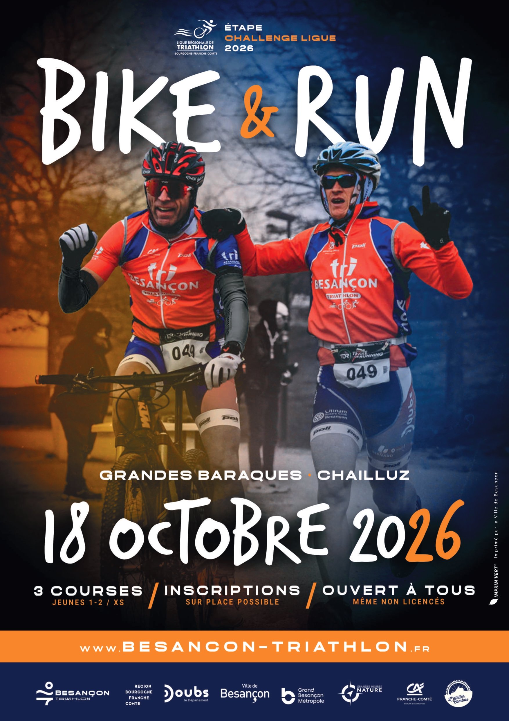 Bike & Run de Chailluz - Edition 2026
